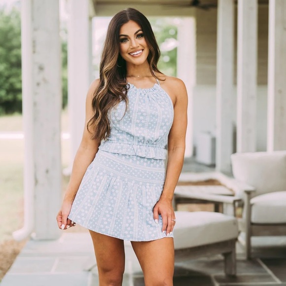 These three boutique Sloane flutter skirt set - Picture 2 of 7